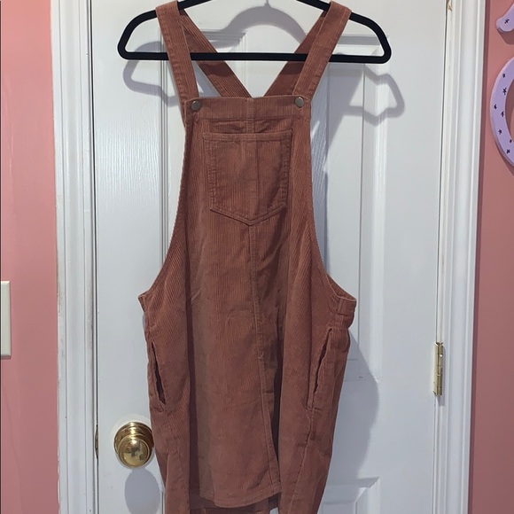 suede overall